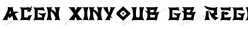 ACGN XinyouB GB Regu字体转换